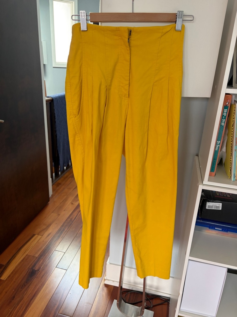 A.L.C. Sunshine Yellow pants with Front Zip